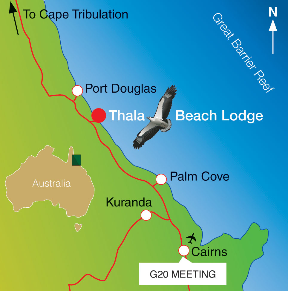 Visiting Cairns as part of the Australian G20 2014? - Thala Beach ...